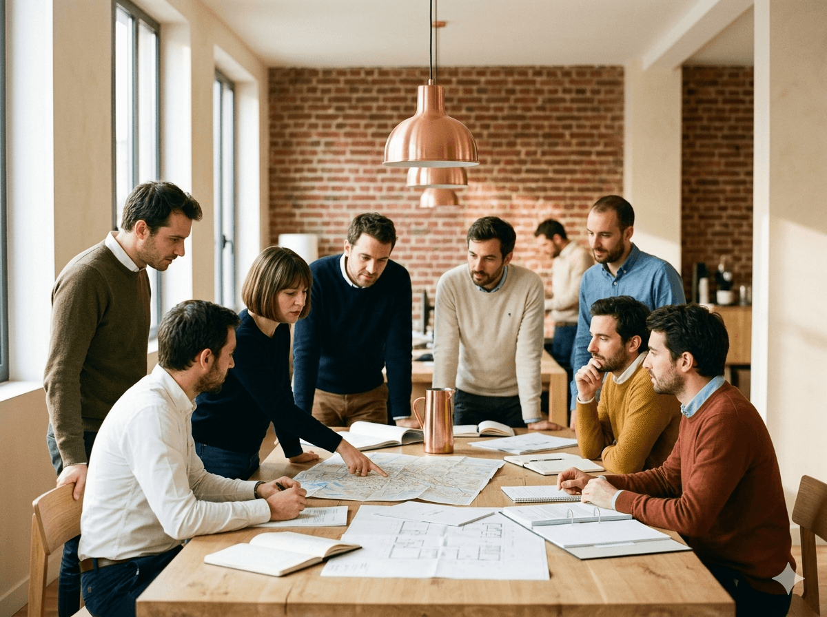 Équipe ClearDoc Solutions en collaboration, relation longue avec les clients