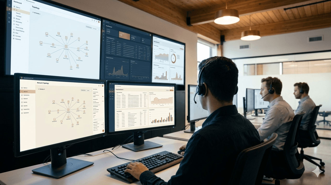 Salle SOC ClearDoc, supervision 24/7 des menaces cyber
